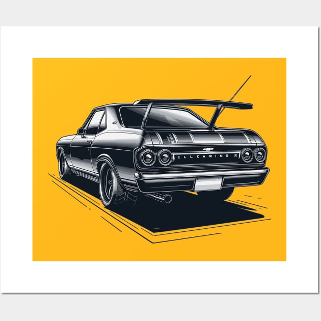 Chevy El Camino Wall Art by Vehicles-Art